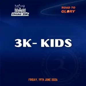 Turaag Active Dhaka 25K - 3KM Kids